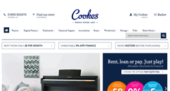 Desktop Screenshot of cookespianos.co.uk